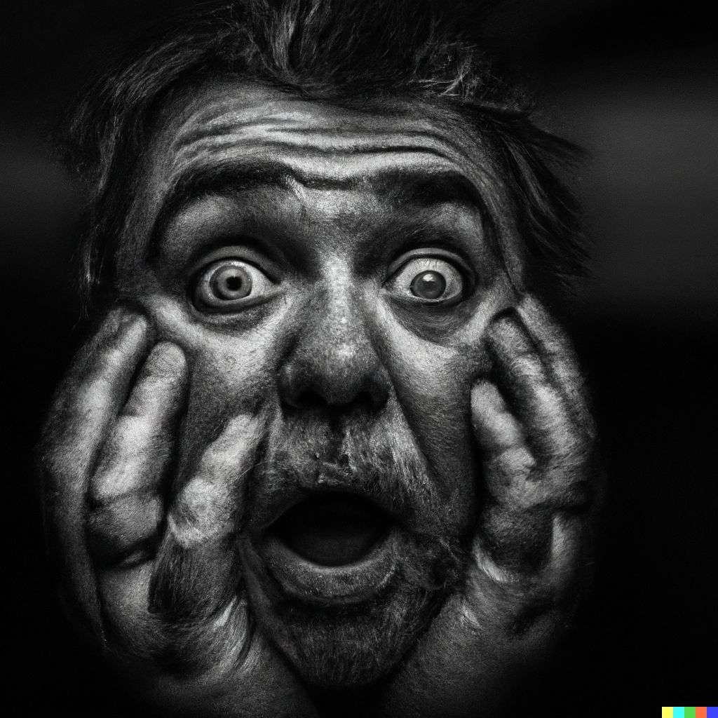 a representation of anxiety, photograph taken by Lee Jeffries